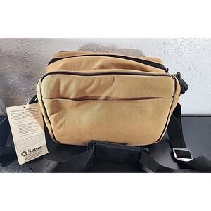 Vintage SATTER Canvas Camera Shoulder Bag Case - Khaki NOS With Tags